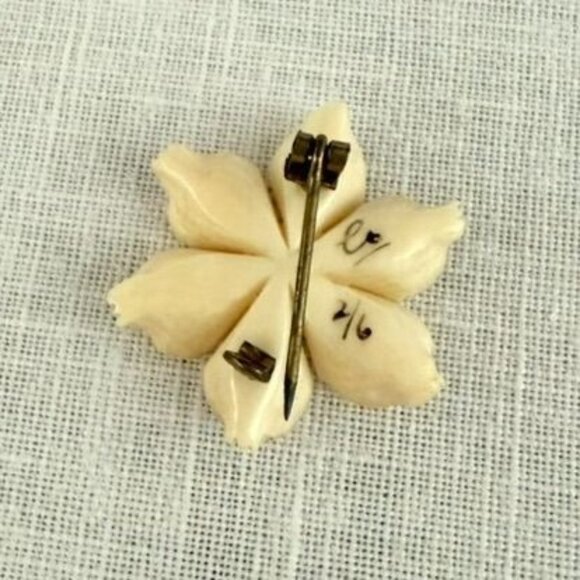 Handmade 3D Flower 1 inch Brooch Vintage Boho Fairycore Vintage Charm Floral - Picture 10 of 11